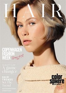 four diverse woman with different hair colors and lenghts, which stand side by side and close to each other looking into the camera while standing in front of a clean grey background